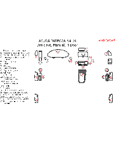 Wow Trim ® - 23 Pcs Basic Dash Kit (ARIA94F)