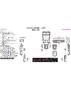 Wow Trim ® - 23 Pcs Basic Dash Kit (DECE09A)