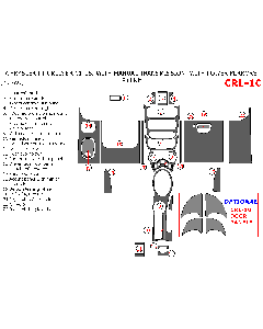 Wow Trim ® - 23 Pcs Full Dash Kit (CRL-1C)