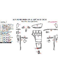 Wow Trim ® - 23 Pcs Main Dash Kit (E-AABA05A)