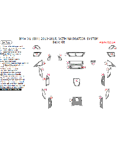 Wow Trim ® - 24 Pcs Basic Dash Kit (BWX113A)