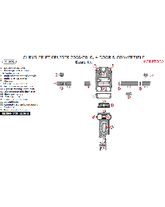 Wow Trim ® - 24 Pcs Basic Dash Kit (CRPT06A)