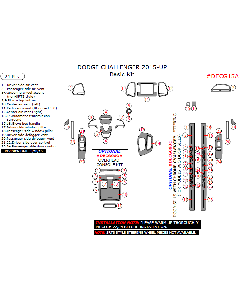 Wow Trim ® - 24 Pcs Basic Dash Kit (DECG15A)