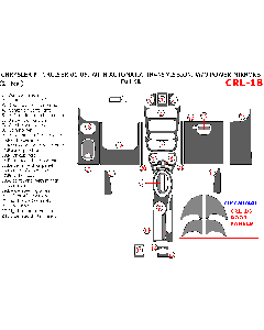 Wow Trim ® - 24 Pcs Full Dash Kit (CRL-1B)