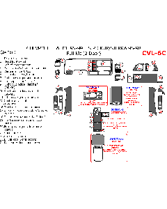Wow Trim ® - 24 Pcs Full Dash Kit (CVL-6C)