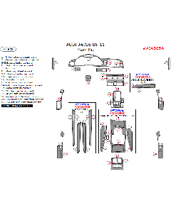 Wow Trim ® - 24 Pcs Main Dash Kit (AIA605A)