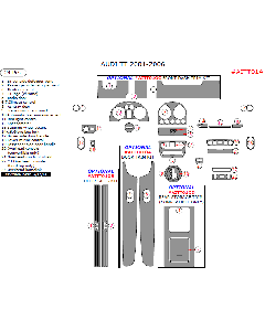 Wow Trim ® - 24 Pcs Main Dash Kit (AITT01A)