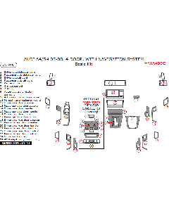 Wow Trim ® - 25 Pcs Basic Dash Kit (AIA405C), Diagram