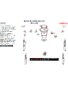 Wow Trim ® - 25 Pcs Basic Dash Kit (BKER13A), Diagram