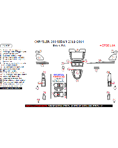 Wow Trim ® - 25 Pcs Basic Dash Kit (CR2011A)