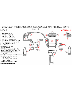 Wow Trim ® - 25 Pcs Basic Dash Kit (CTTB02B)
