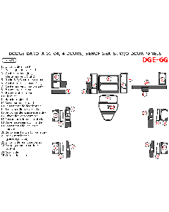 Wow Trim ® - 25 Pcs Main Dash Kit (DGE-6G)