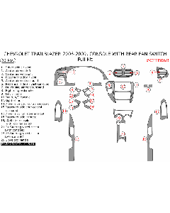 Wow Trim ® - 26 Pcs Full Dash Kit (CTTB06B)