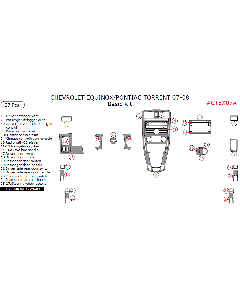 Wow Trim ® - 27 Pcs Basic Dash Kit (CTEX07A), Diagram