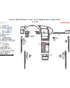 Wow Trim ® - 27 Pcs Full Dash Kit (BKRS04B)