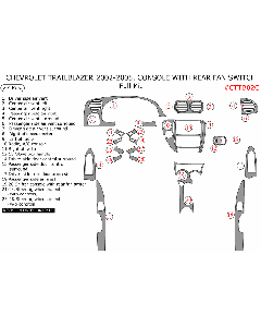 Wow Trim ® - 27 Pcs Full Dash Kit (CTTB02C)