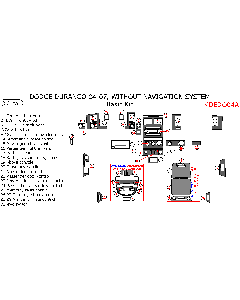 Wow Trim ® - 30 Pcs Basic Dash Kit (DEDO04A), Diagram