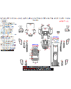 Wow Trim ® - 30 Pcs Main Dash Kit (CTVT11A)