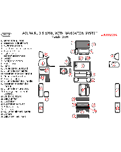 Wow Trim ® - 30 Pcs Match OEM Main Dash Kit (ARRL99A)