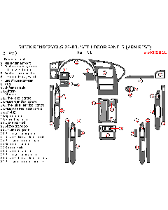 Wow Trim ® - 31 Pcs Full Dash Kit (BKRS02C)