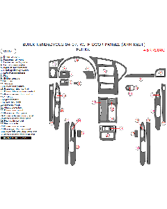 Wow Trim ® - 31 Pcs Full Dash Kit (BKRS04C)