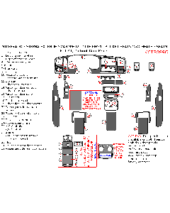 Wow Trim ® - 32 Pcs Full Dash Kit (CTSO99C)