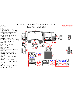 Wow Trim ® - 32 Pcs Match OEM Basic Dash Kit (CCEE03A), Diagram