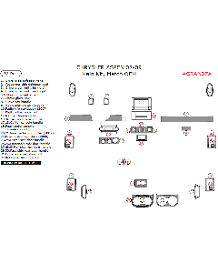 Wow Trim ® - 32 Pcs Match OEM Main Dash Kit (CRAN07A), Diagram