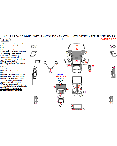 Wow Trim ® - 33 Pcs Basic Dash Kit (ARRD16C)