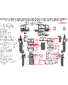 Wow Trim ® - 33 Pcs Full Dash Kit (CTBT00F)