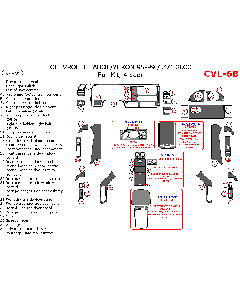 Wow Trim ® - 33 Pcs Full Dash Kit (CVL-6B)