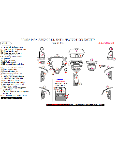 Wow Trim ® - 33 Pcs Main Dash Kit (ARMX07B)