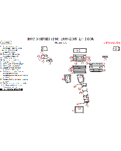 Wow Trim ® - 33 Pcs Main Dash Kit (BW3S99A), Diagram