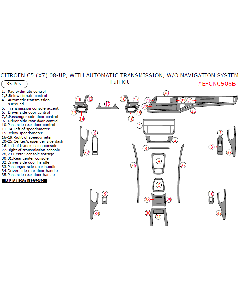 Wow Trim ® - 35 Pcs Full Dash Kit (E-CNC508B)