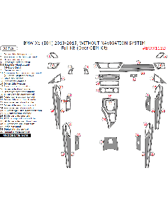 Wow Trim ® - 36 Pcs Cover OEM Full Dash Kit (BWX113D)