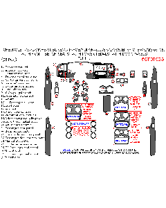 Wow Trim ® - 36 Pcs Full Dash Kit (CTBT03G)