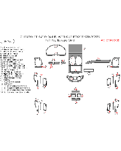 Wow Trim ® - 36 Pcs Full Dash Kit (E-CTAV06B)