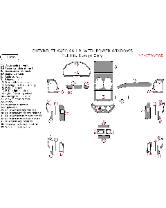 Wow Trim ® - 36 Pcs Full Dash Kit (E-CTAV06D)