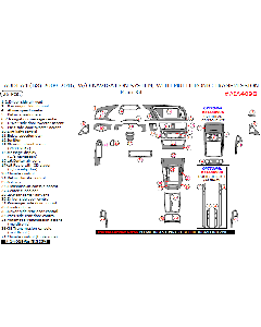 Wow Trim ® - 36 Pcs Main Dash Kit (AIA409B), Diagram