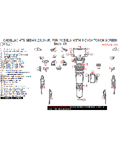 Wow Trim ® - 37 Pcs Basic Dash Kit (CCAS13A)