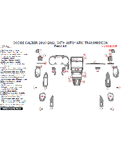 Wow Trim ® - 37 Pcs Basic Dash Kit (DECE10B)