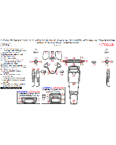 Wow Trim ® - 37 Pcs Main Dash Kit (CTCO12E)