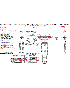 Wow Trim ® - 37 Pcs Main Dash Kit (CTCO13D)