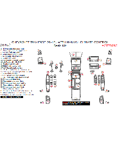 Wow Trim ® - 38 Pcs Basic Dash Kit (CTTS09C)