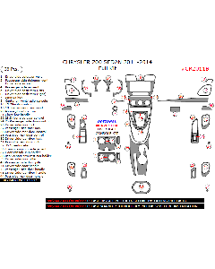 Wow Trim ® - 38 Pcs Full Dash Kit (CR2011B)