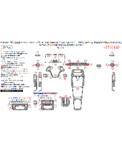 Wow Trim ® - 39 Pcs Main Dash Kit (CTCO12D)