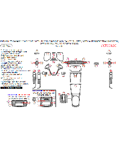 Wow Trim ® - 39 Pcs Main Dash Kit (CTCO13C)