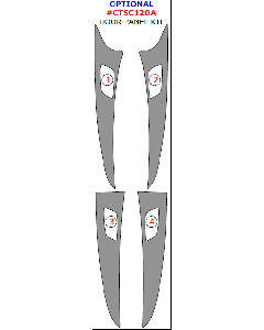 Wow Trim ® - 4 Pcs Optional Door Panel Kit (CTSC12OA), Diagram