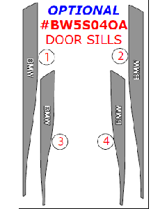 Wow Trim ® - 4 Pcs Optional Door Sills Kit (BW5S04OA)