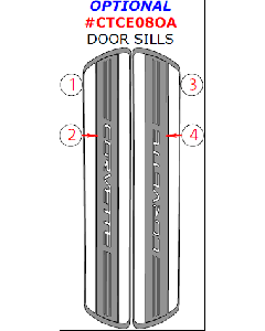 Wow Trim ® - 4 Pcs Optional Door Sills Kit (CTCE08OA)